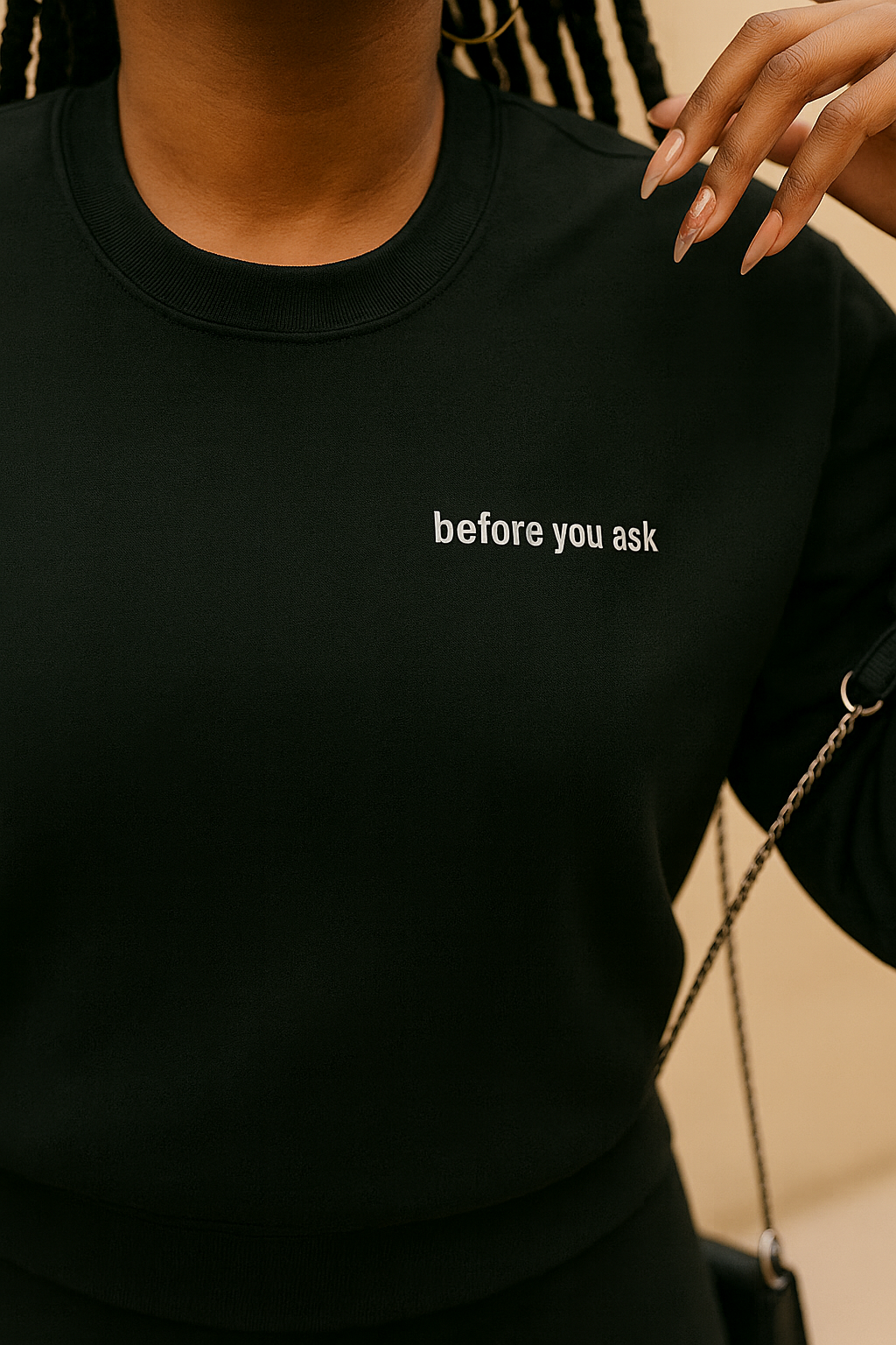 NO,I DON'T PLAY BASKETBALL CREWNECK.